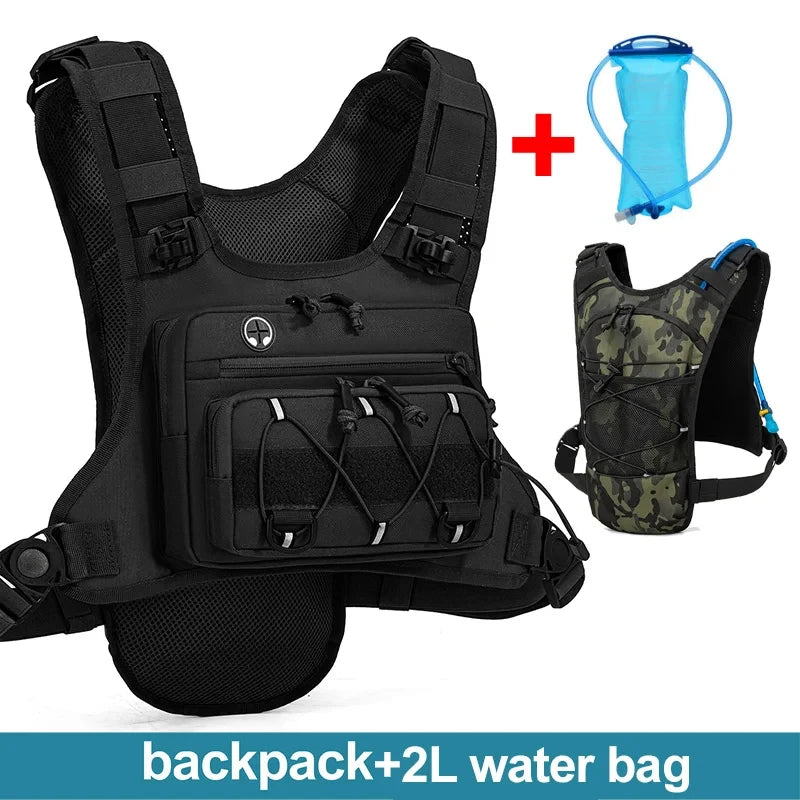 Tactical Running Hydration Chest Vest